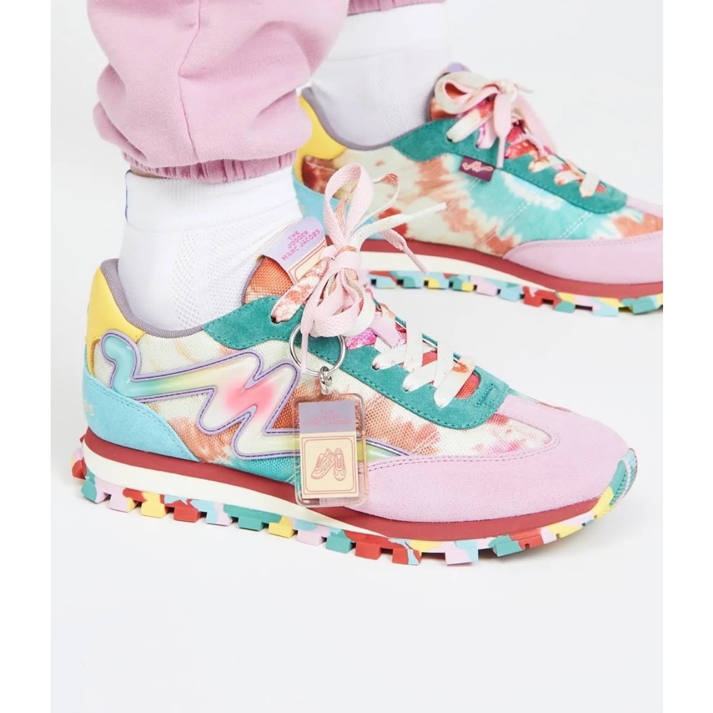 Marc Jacobs The Jogger Tie Dye sneakers - Size 38 (8) - Picture 2 of 8